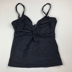🎉SOLD🎉MiracleSuit 16DD Polka Dot Tankini Top